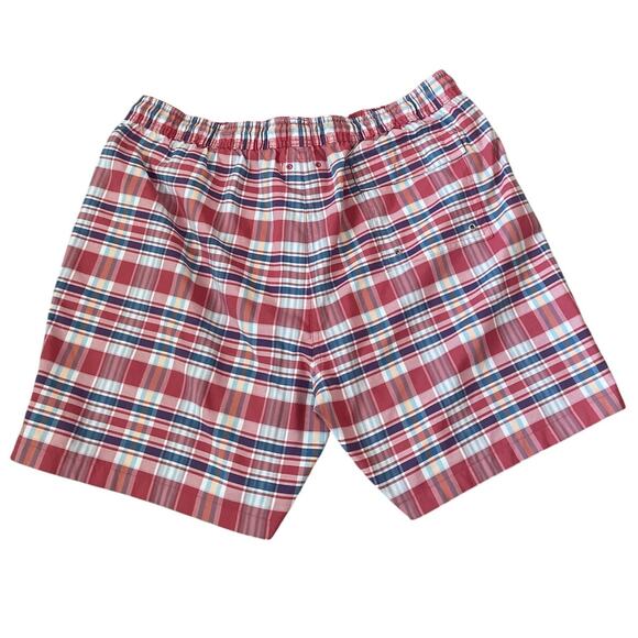 Brooks Brothers Preppy Toe Waist Plaid Mesh Lined Pockets Swim Trunks Size XL - Picture 2 of 7